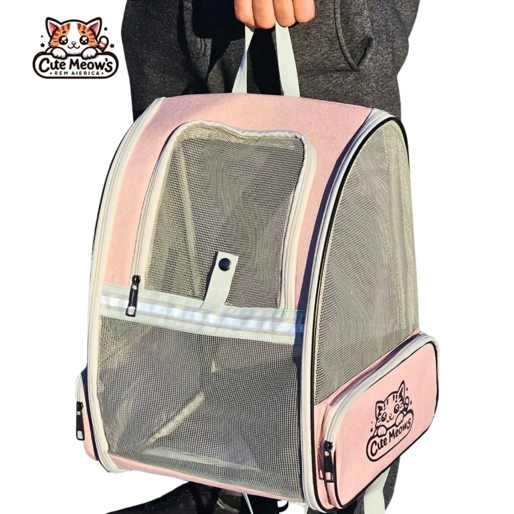 Pink Cat Backpack Carrier